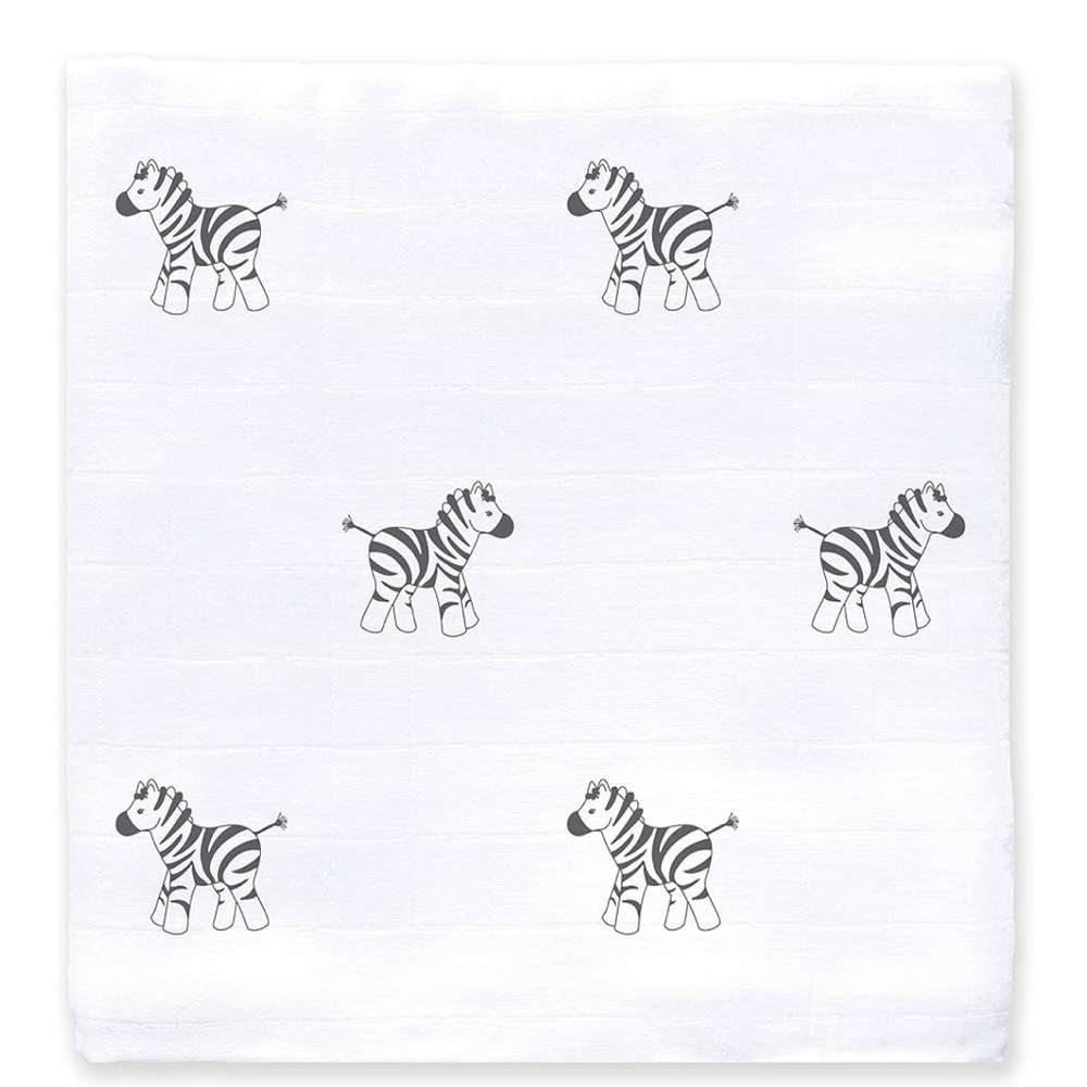 Zebra swaddle blanket